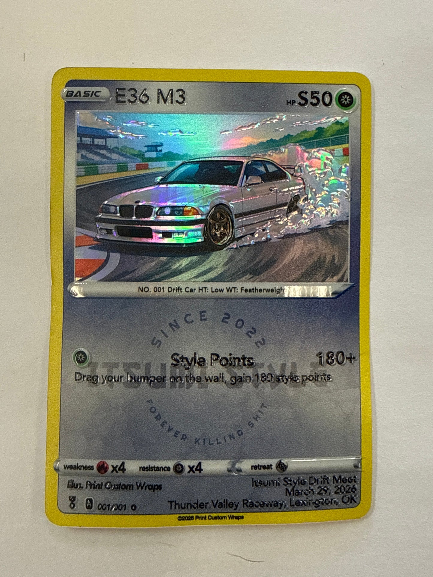 E36 Bmw Pokémon style sticker