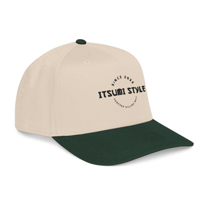 Itsumi Style Mid-Profile Baseball Cap — Minimal Logo Hat
